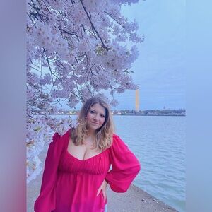 💓Abercrombie Pink Long-Sleeve Blouse 💓